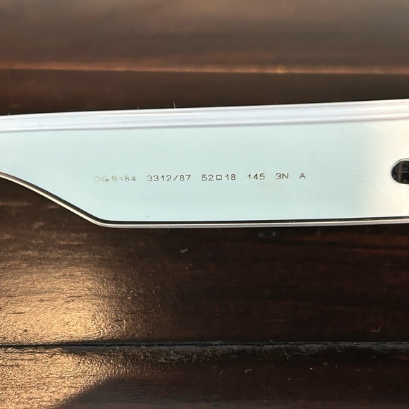 Dolce & Gabbana White Sunglasses - Picture 6 of 6